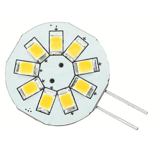 Lunasea G4 8 LED Side Pin Light Bulb - 12VAC or 10-30VDC/1.2W/123 Lumens - Warm White [LLB-216W-21-00] - Besafe1st