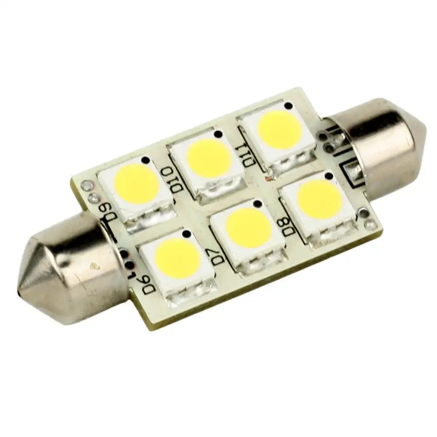 Lunasea Single-Sided 6 LED Festoon - 10-30VDC/1.5W/97 Lumens - Warm White [LLB-186W-21-00] - Besafe1st®  