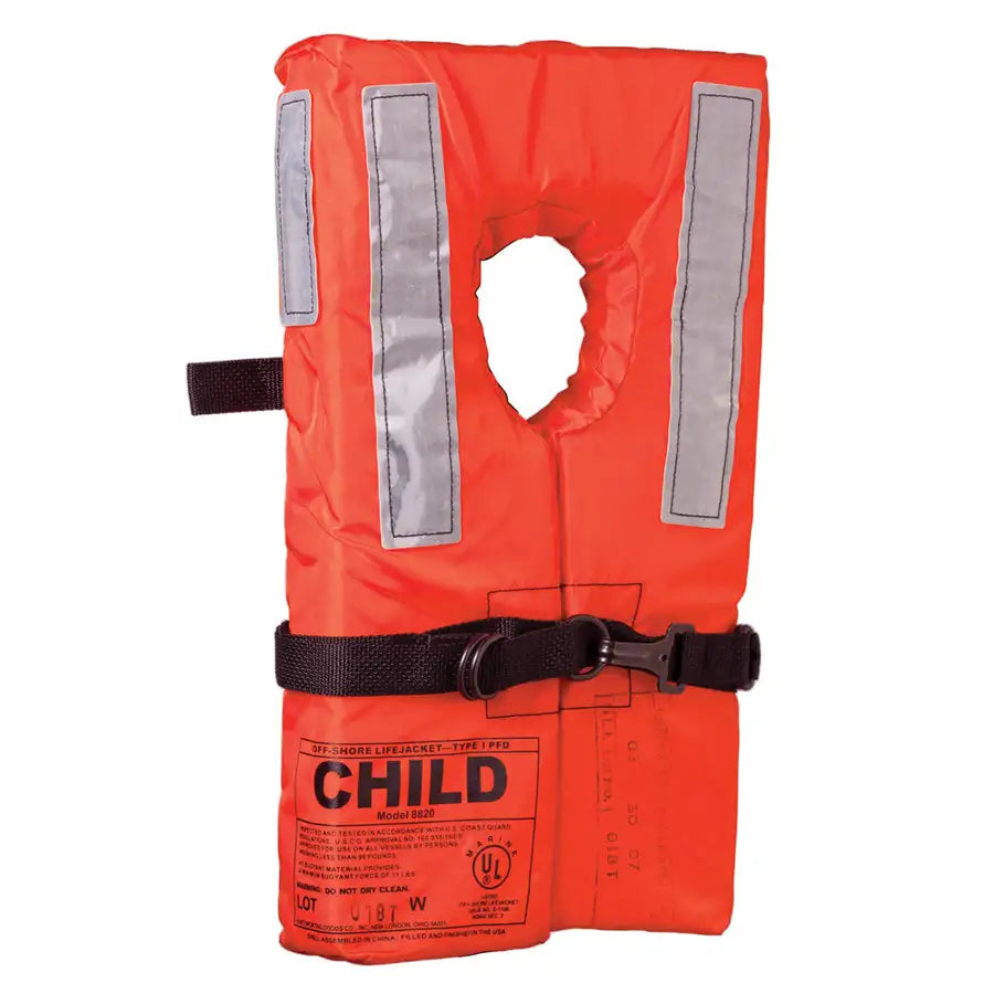 Kent Type 1 Collar Style Life Jacket - Child [100100-200-002-12] - Premium Personal Flotation Devices  Shop now at Besafe1st®