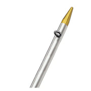 TACO 8' Center Rigger Pole - Silver w/Gold Rings & Tips - 1-" Butt End Diameter [OC-0421VEL8] - Besafe1st®  