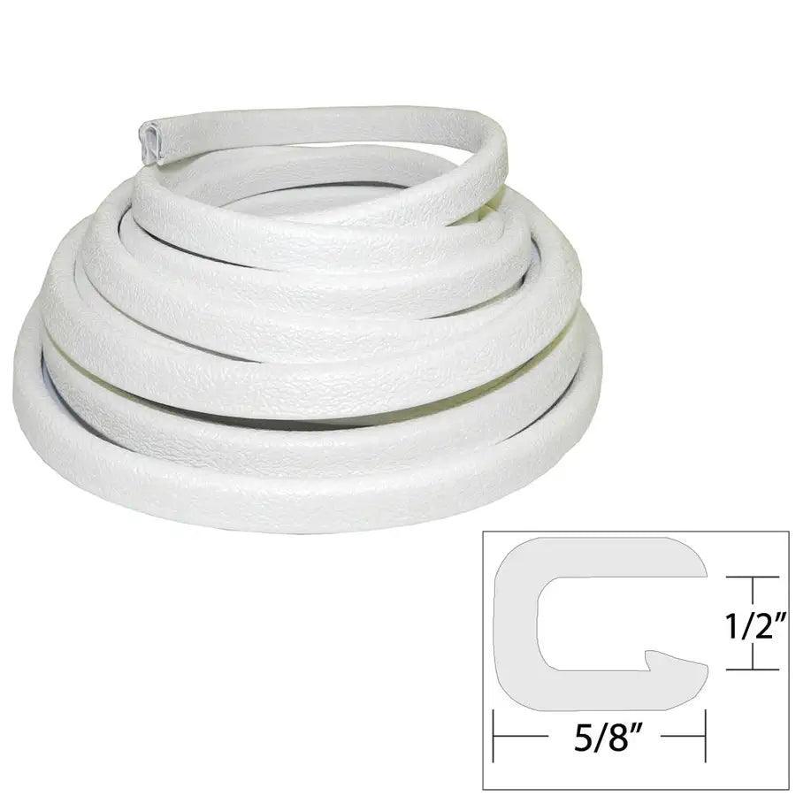TACO Flexible Vinyl Trim - 1/2" Opening x "W x 25'L - White [V30-1316W25-1] - Besafe1st