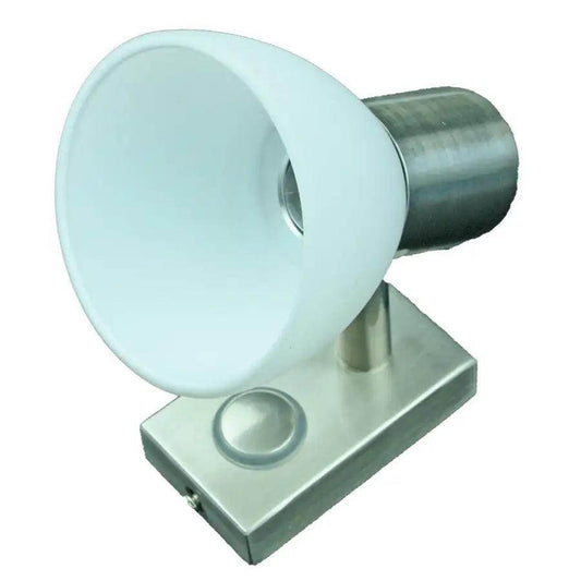 Lunasea LED Wall Mount Light Fixture - Touch Dimming - Brushed Nickel - Warm White - 3W [LLB-33EW-81-OT] - Besafe1st