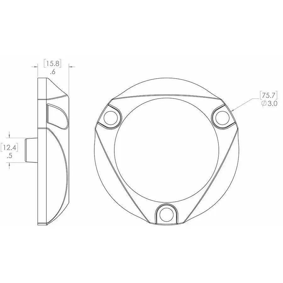 Lumitec SeaBlaze Mini Underwater Light - Pair - Brushed Finish - White Non-Dimming [101245] - Besafe1st
