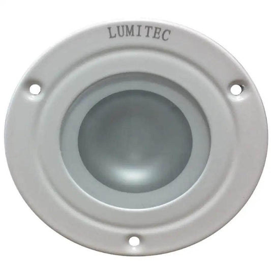 Lumitec Shadow - Flush Mount Down Light - White Finish - 3-Color Red/Blue Non-Dimming w/White Dimming [114128] - Besafe1st