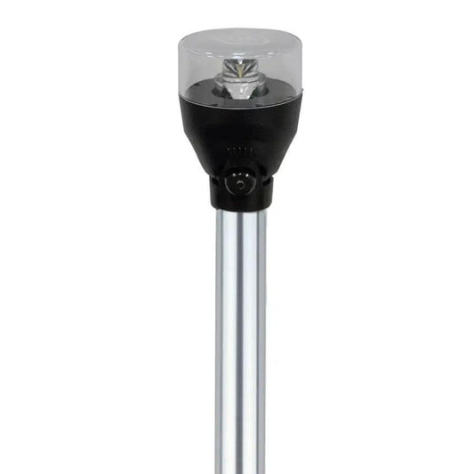 Attwood LED Articulating All Around Light - 24" Pole [5530-24A7] - Besafe1st
