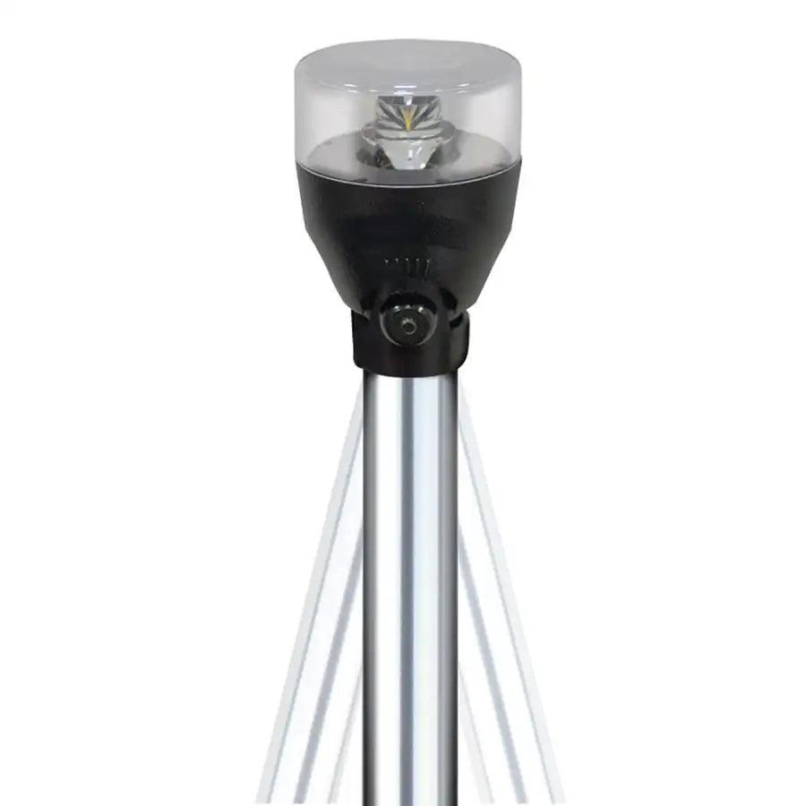 Attwood LED Articulating All Around Light - 42" Pole [5530-42A7] - Besafe1st