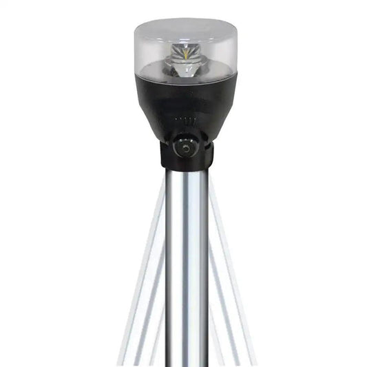 Attwood LED Articulating All Around Light - 42" Pole [5530-42A7] - Besafe1st