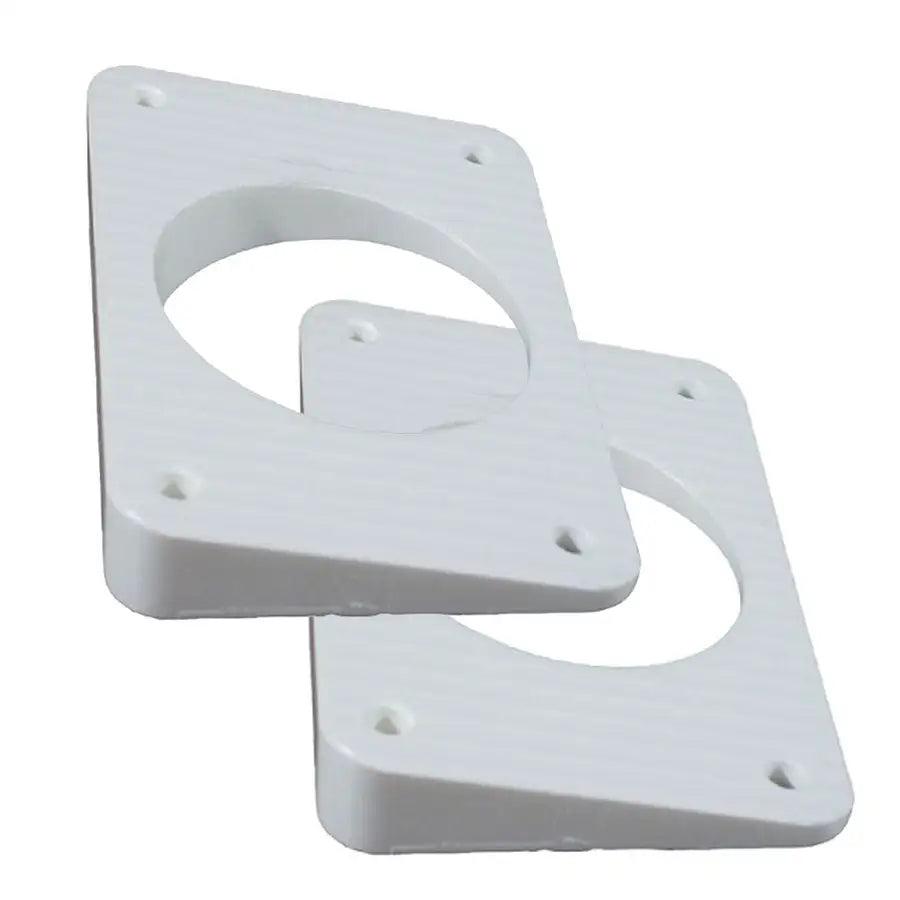 TACO Wedge Plates f/Grand Slam Outriggers - White [WP-150WHA-1] - Besafe1st® 