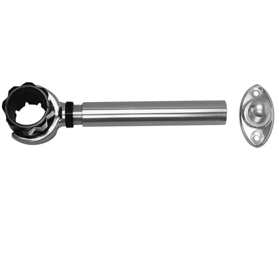 Rupp Threaded Antenna Support w/6" Flat Mount & 1.5" Collar [PAK-0004] - Besafe1st