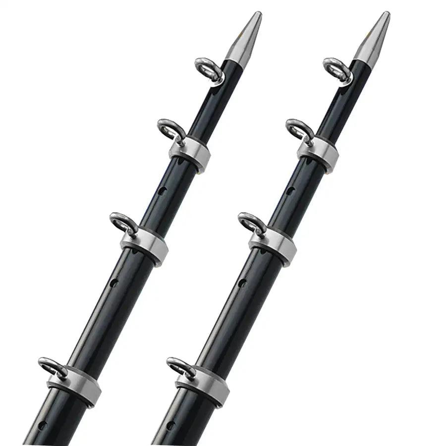 TACO 18' Telescopic Outrigger Poles HD 1-1/2" - Black/Silver [OT-0552BKA186] - Premium Outriggers Besafe1st®  Shop now 