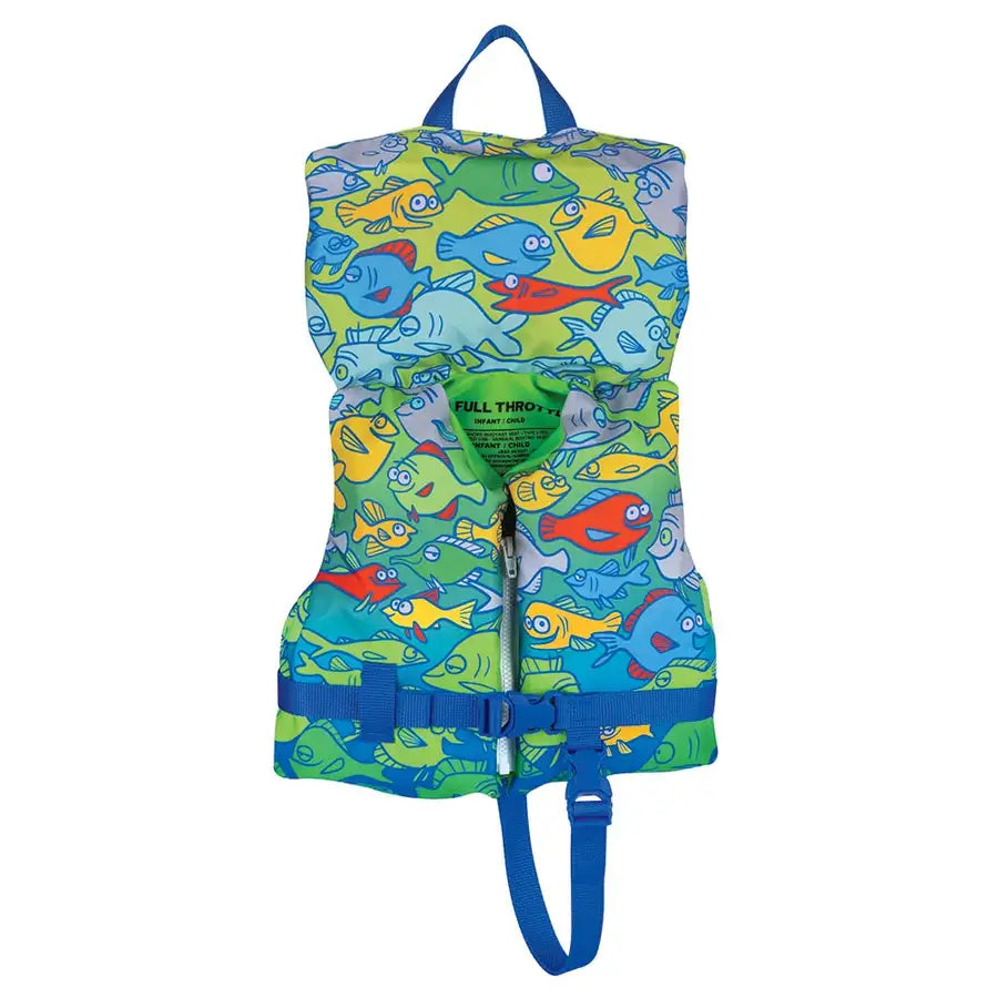 Full Throttle Character Vest - Infant/Child Less Than 50lbs - Fish [104200-500-000-15] - Besafe1st® 