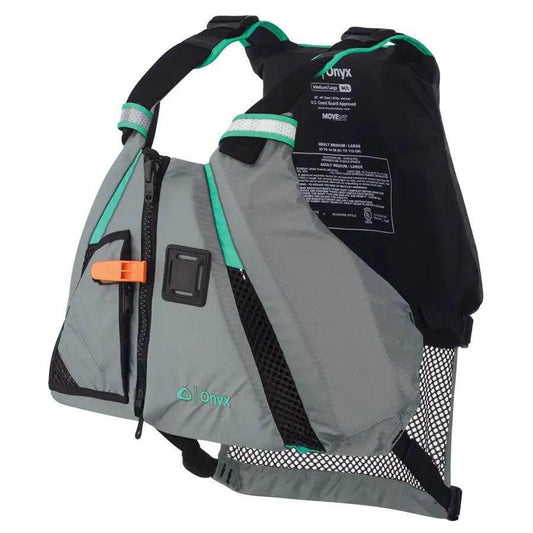 Onyx MoveVent Dynamic Paddle Sports Life Vest - XS/SM - Aqua [122200-505-020-15] - Besafe1st