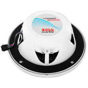 Boss Audio 6.5" MRGB65 Speakers w/RGB Lighting - White - 200W [MRGB65] - Besafe1st® 