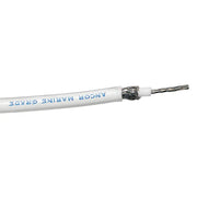 Ancor RG-213 White Tinned Coaxial Cable - 100' [151710] - Besafe1st® 