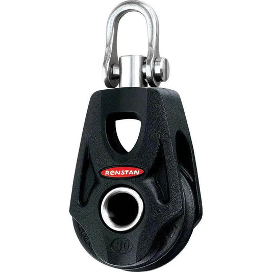 Ronstan Series 30 Ball Bearing Orbit Block - Single - Becket - Swivel Shackle Head [RF35100] - Besafe1st