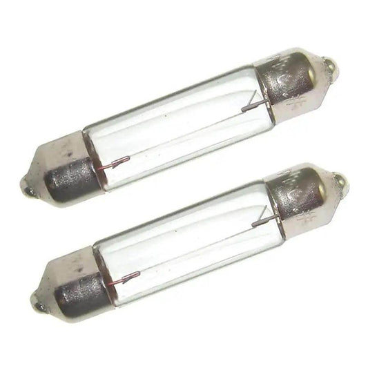 Perko Double Ended Festoon Bulbs - 12V, 10W, .74A - Pair [0070DP0CLR] Perko
