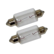 Perko Double Ended Festoon Bulbs - 12V, 15W, .97A - Pair [0070DP1CLR] - Besafe1st® 