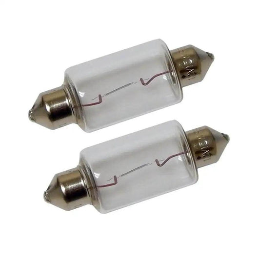 Perko Double Ended Festoon Bulbs - 12V, 15W, .97A - Pair [0070DP1CLR] Perko