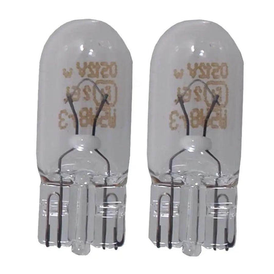 Perko Wedge Base Bulb - 12V, 5W, .35A - Pair [0338DP1CLR] Perko