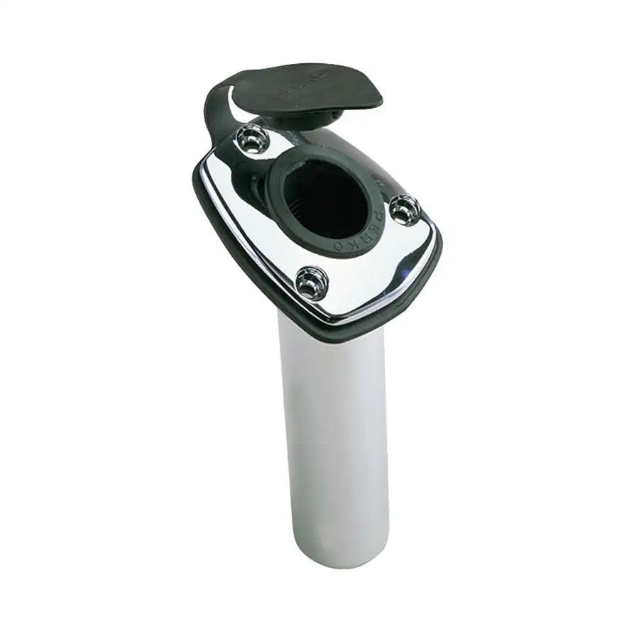 Perko Fishing Rod Holder - 65 Angled Flush Mount - Chrome Plated Zinc [1205DP0CHR] - Besafe1st® 