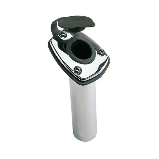 Perko Fishing Rod Holder - 65 Angled Flush Mount - Chrome Plated Zinc [1205DP0CHR] Perko
