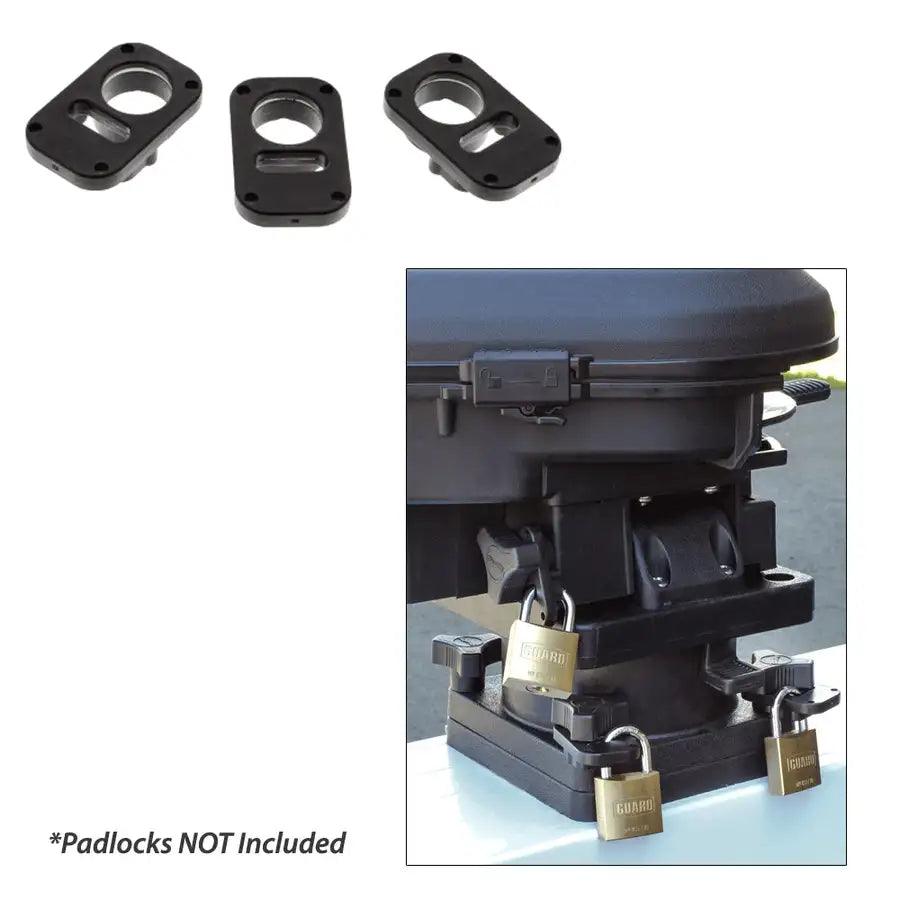 Scotty 3134 Downrigger Security System 3-Piece Locking Plates w/o Padlocks [3134] - Besafe1st