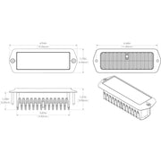 Lumitec CapriLT - LED Flood Light - White Finish - White Non-Dimming [101288] - Besafe1st® 