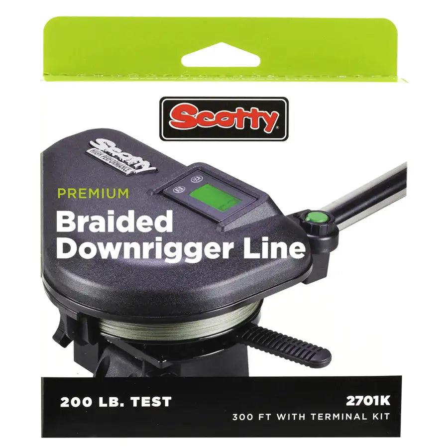 Scotty Premium Power Braid Downrigger Line - 200ft of 200lb Test [2700K] - Besafe1st® 