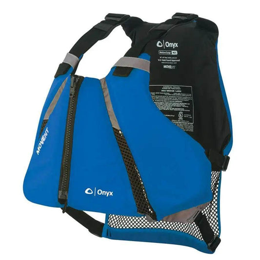 Onyx MoveVent Curve Paddle Sports Life Vest - XS/S - Blue [122000-500-020-16] - Besafe1st