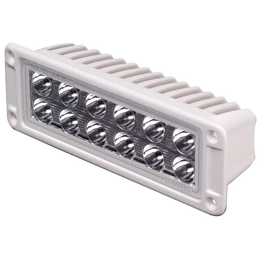 Lumitec Maxillumeh60 - Flush Mount Flood Light - White Housing - White Dimming [101336] - Besafe1st® 