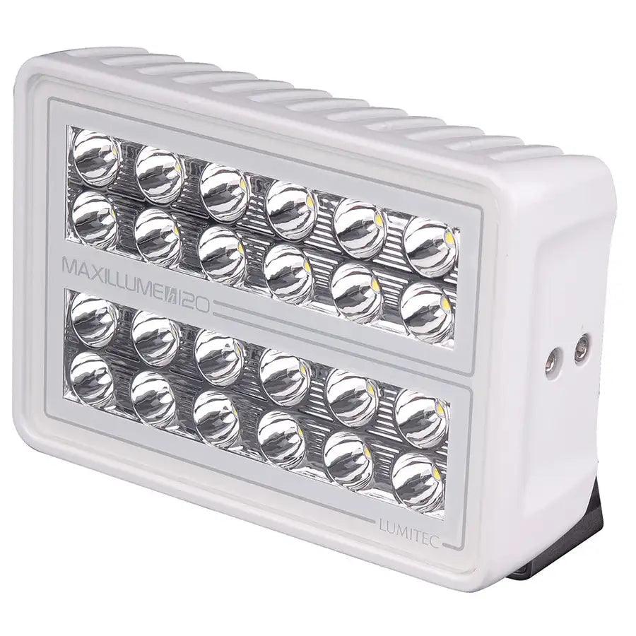 Lumitec Maxillume h120 - Trunnion Mount Flood Light - White Housing - White Dimming [101346] - Besafe1st® 