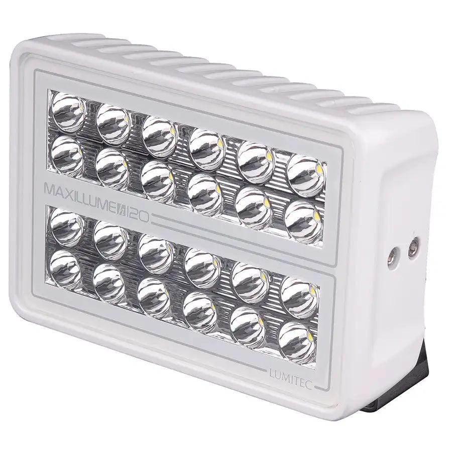 Lumitec Maxillume h120 - Trunnion Mount Flood Light - White Housing - White Dimming [101346] - Besafe1st