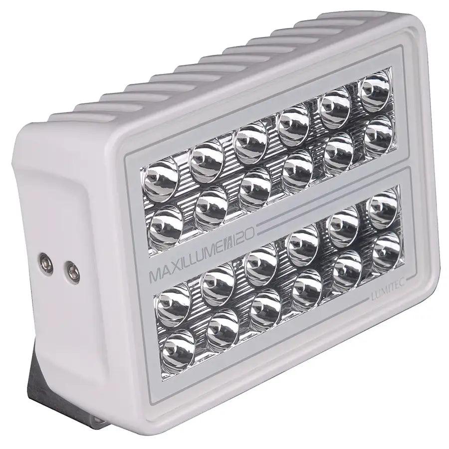 Lumitec Maxillume h120 - Trunnion Mount Flood Light - White Housing - White Dimming [101346] - Besafe1st® 