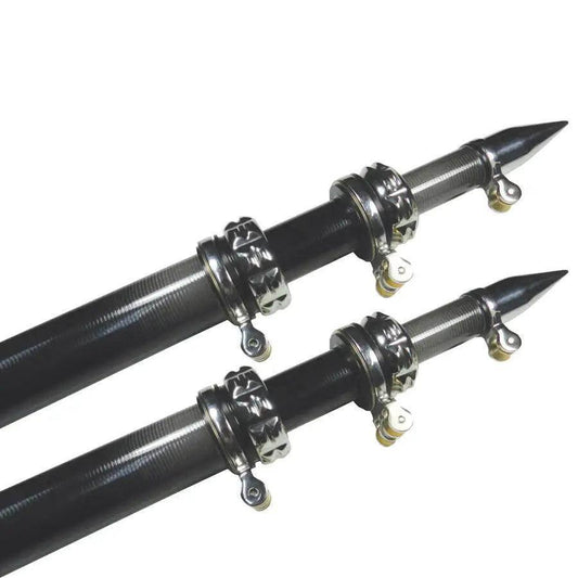 TACO 16' Carbon Fiber Outrigger Poles - Pair - Black [OT-3160CF] TACO Marine