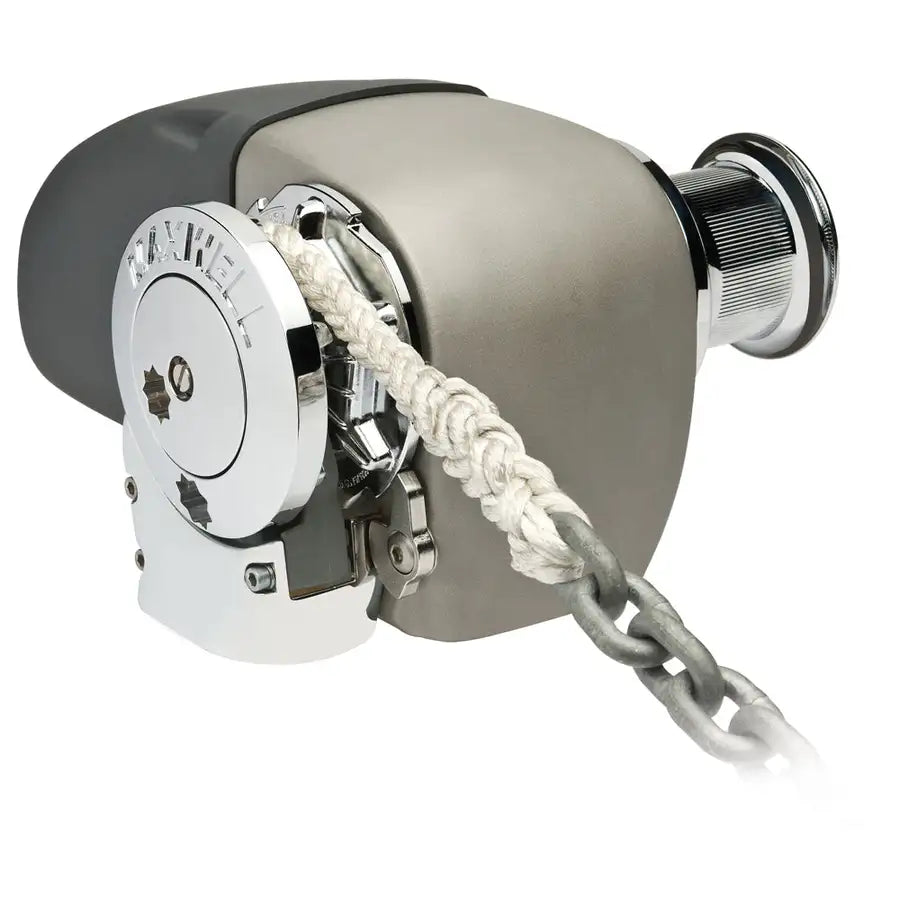 Maxwell HRC 10-8 Rope Chain Horizontal Windlass 5/16" Chain, 5/8" Rope 12V, with Capstan [HRC10812V] Besafe1st™ | 