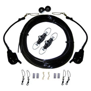 Rupp Single Rigging Kit W/Lok-Ups & Nok-Outs - 160' Black Mono [CA-0172-MO] - Besafe1st® 