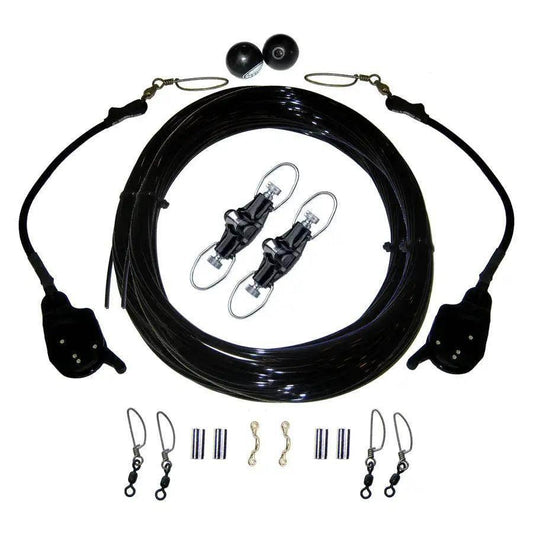 Rupp Single Rigging Kit W/Lok-Ups & Nok-Outs - 160' Black Mono [CA-0172-MO] Rupp Marine