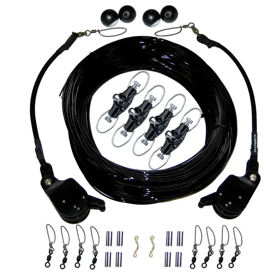 Rupp Double Rigging Kit w/Lok-Ups & Nok-Outs - 260' Black Mono [CA-0175-MO] Besafe1st™ | 