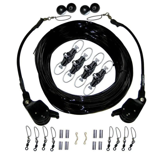 Rupp Double Rigging Kit w/Lok-Ups & Nok-Outs - 260' Black Mono [CA-0175-MO] Rupp Marine