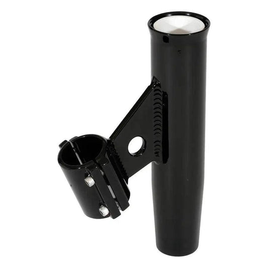 Lee's Clamp-On Rod Holder - Black Aluminum - Vertical Mount - Fits 1.050 O.D. Pipe [RA5001BK] Lee's Tackle