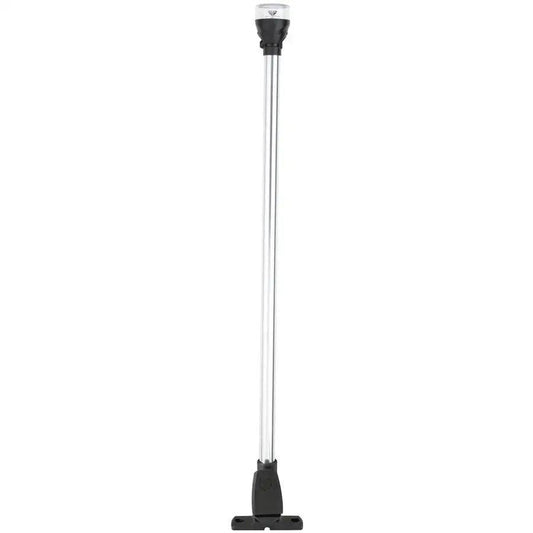 Attwood LightArmor Fold Down 12" All Around Light 2nm w/Cam-Lock Base [5557-P12A7] Attwood Marine