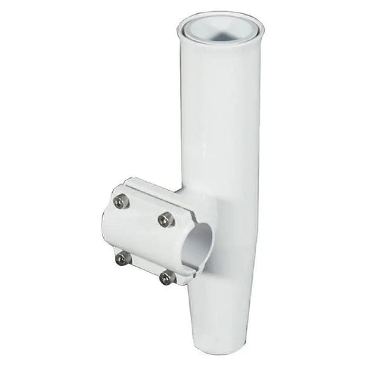 Lee's Clamp-On Rod Holder - White Aluminum - Horizontal Mount - Fits 1.050" O.D. Pipe [RA5201WH] Lee's Tackle