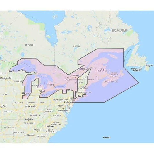 Furuno Great Lakes  Maritimes Vector Charts - 3D Data  Standard Resolution Satellite Photos - Unlock Code [MM3-VNA-026] Furuno