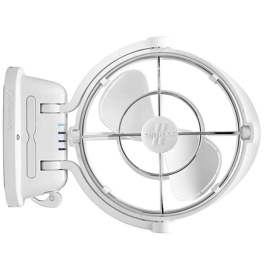 SEEKR by Caframo Sirocco II 3-Speed 7" Gimbal Fan - White - 12-24V [7010CAWBX] - Besafe1st