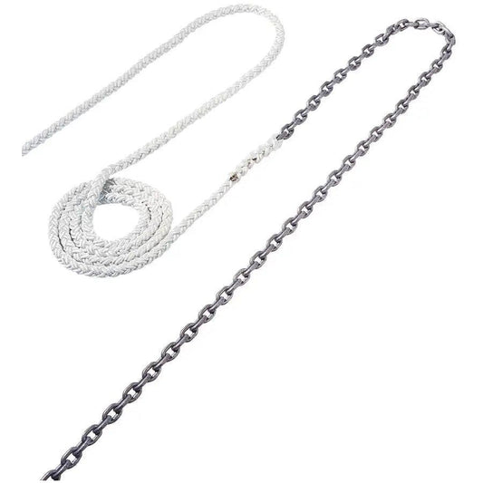 Maxwell Anchor Rode - 15-1/4" Chain to 150-1/2" Nylon Brait [RODE38] - Besafe1st
