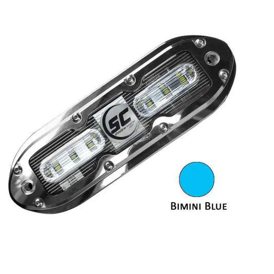 Shadow-Caster SCM-6 LED Underwater Light w/20' Cable - 316 SS Housing - Bimini Blue [SCM-6-BB-20] - Besafe1st