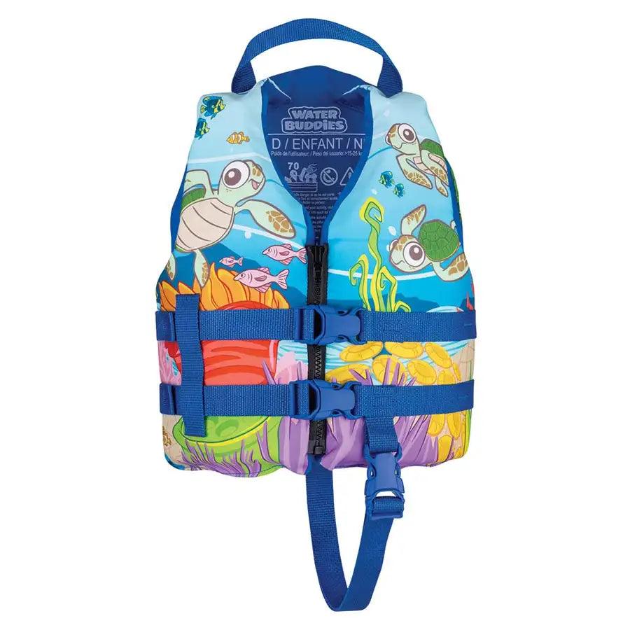 Full Throttle Water Buddies Vest - Child 30-50lbs - Turtle [104300-500-001-17] - Besafe1st® 