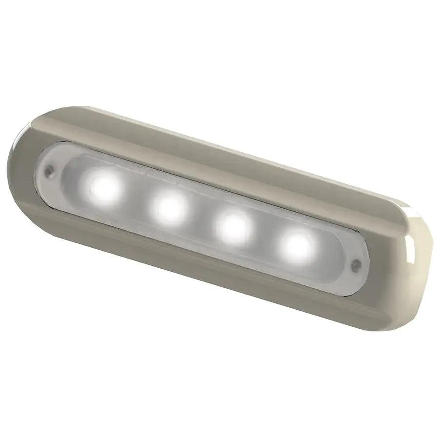 TACO 4-LED Deck Light - Flat Mount - White Housing [F38-8800W-1] - Besafe1st® 