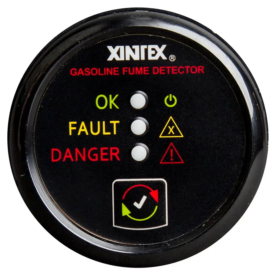 Fireboy-Xintex Gasoline Fume Detector - Black Bezel - 12/24V [G-1B-R] Besafe1st™ | 