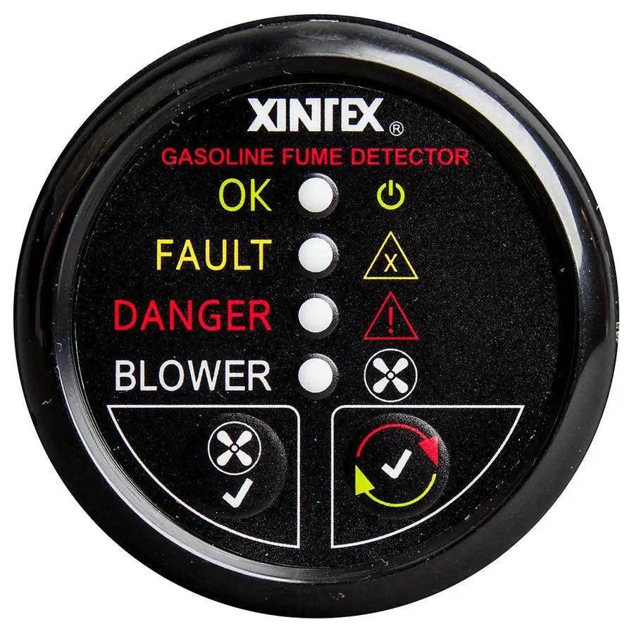 Fireboy-Xintex Gasoline Fume Detector w/Blower Control - Black Bezel - 12V [G-1BB-R] - Besafe1st